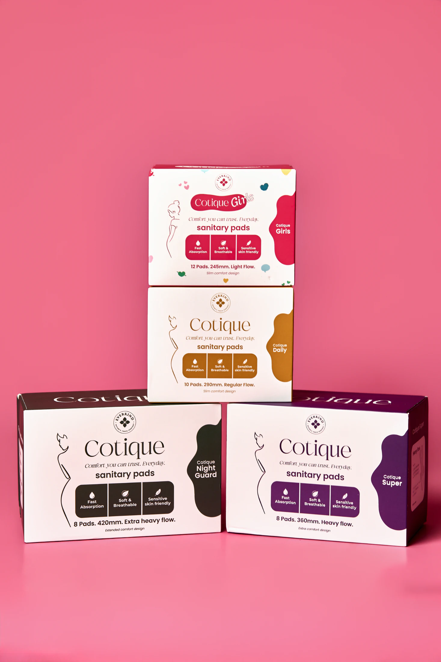 Source photograph of the Cotique cartons selected for The Full Kindred
