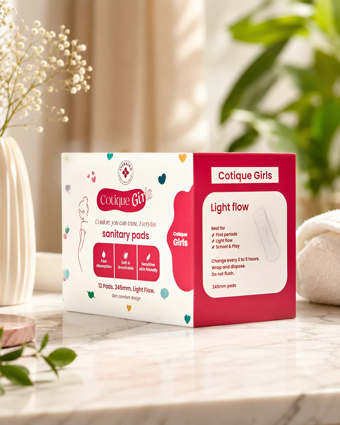 Cotique Girls packaging