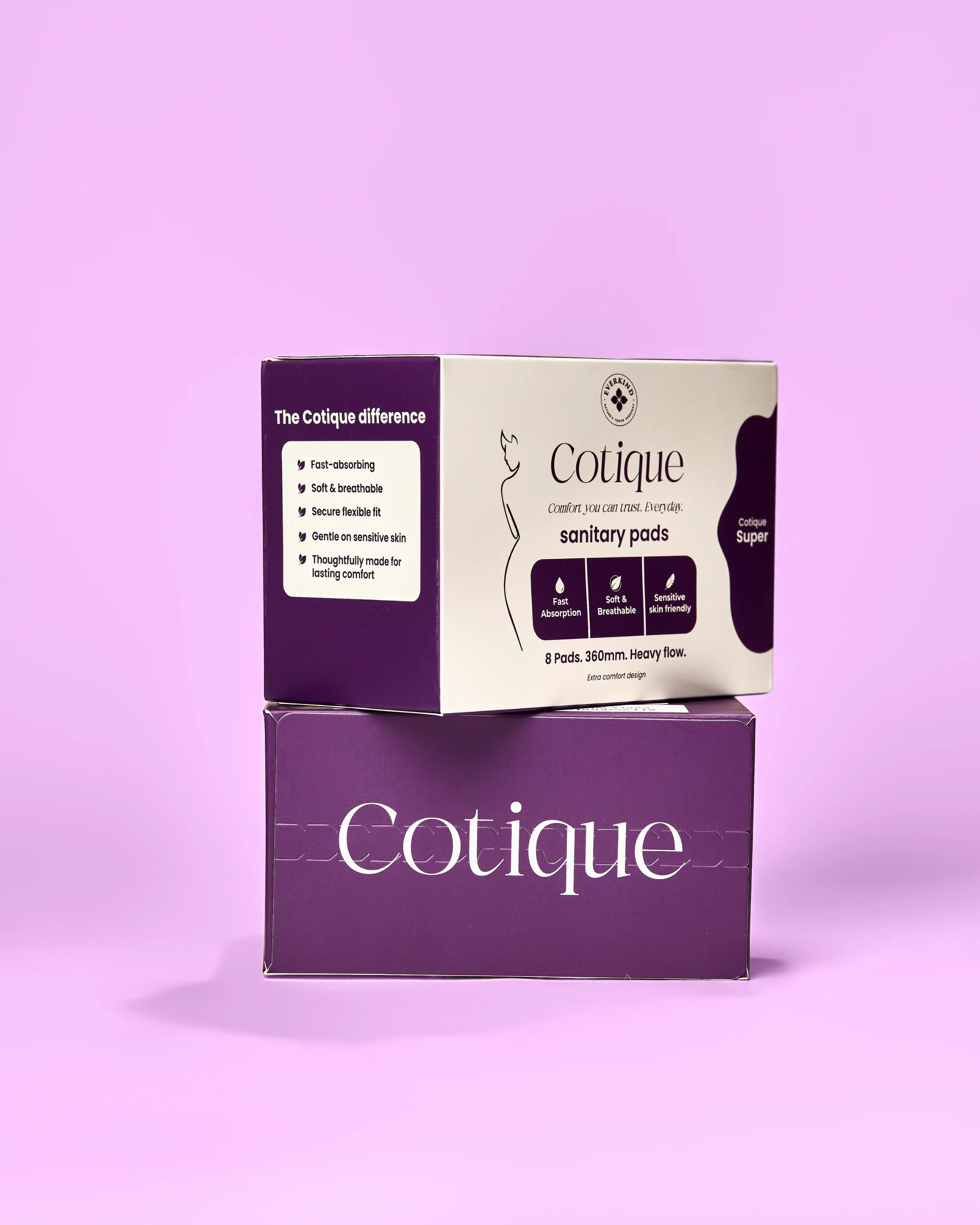 Cotique Super reusable pouch in its original proportions