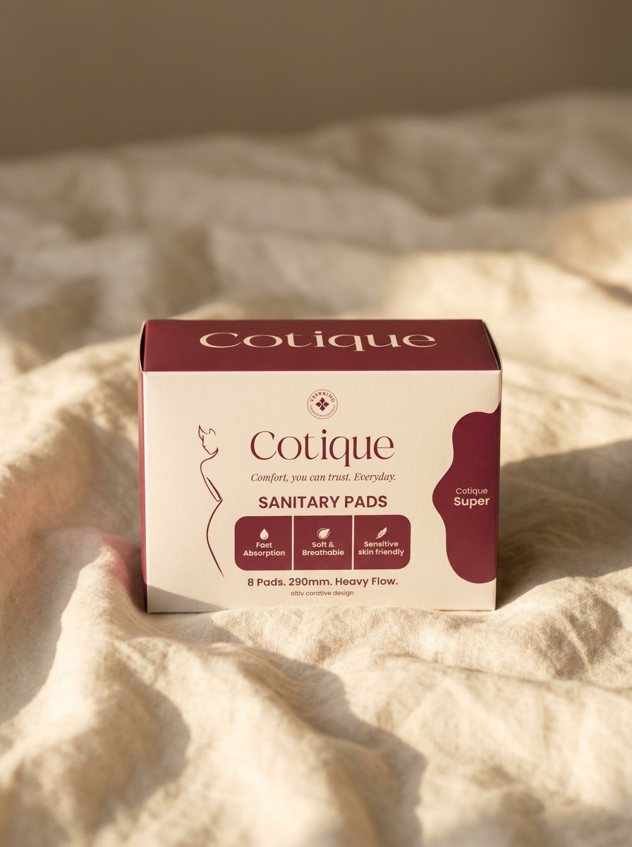 Cotique Super - 8 pads, 290mm, heavy flow