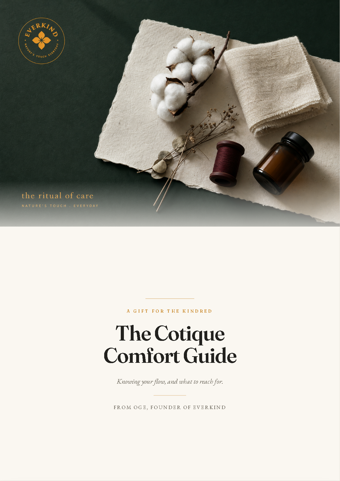The Cotique Comfort Guide cover